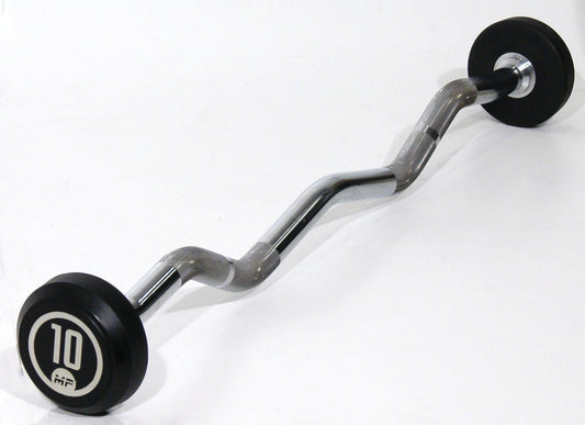 Muscle Power Vaste Curl Halterstang Rubber