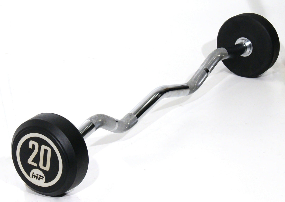 Muscle Power Vaste Curl Halterstang Rubber