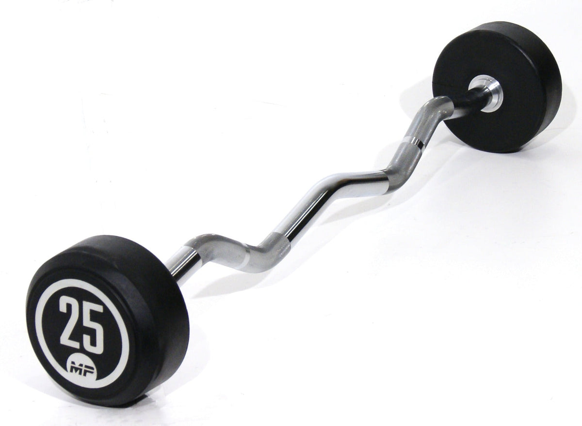 Muscle Power Vaste Curl Halterstang Rubber