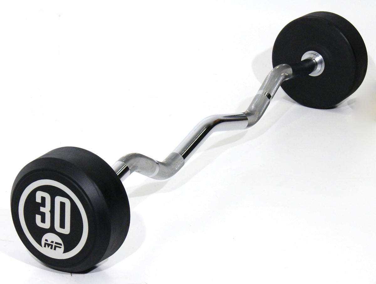 Muscle Power Vaste Curl Halterstang Rubber