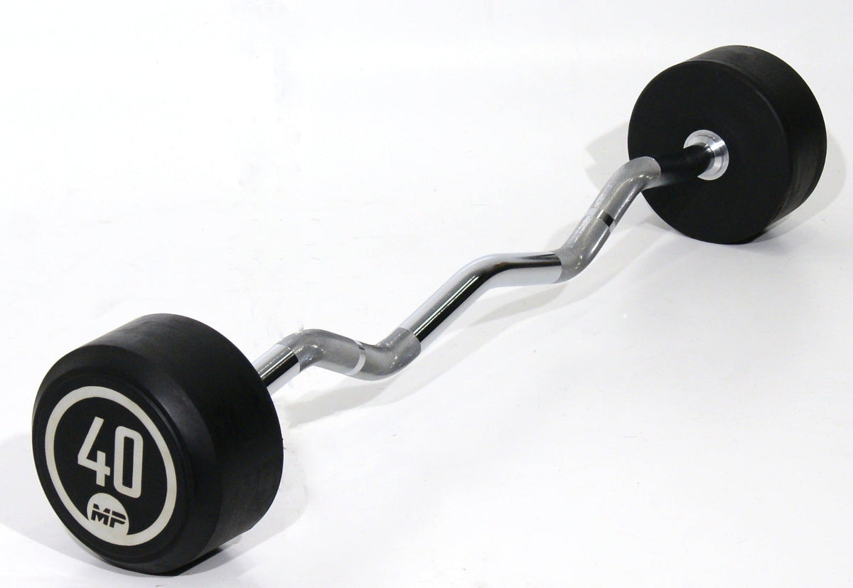 Muscle Power Vaste Curl Halterstang Rubber