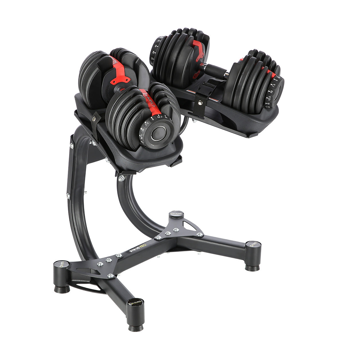 HMS Verstelbare Dumbbell Set met Opbergrek