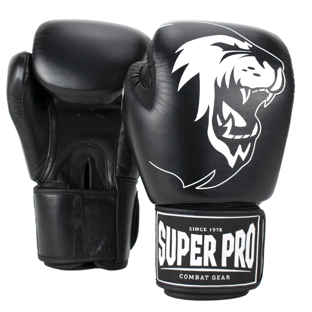 Super Pro Combat Gear Warrior Lederen (Kick)Bokshandschoenen