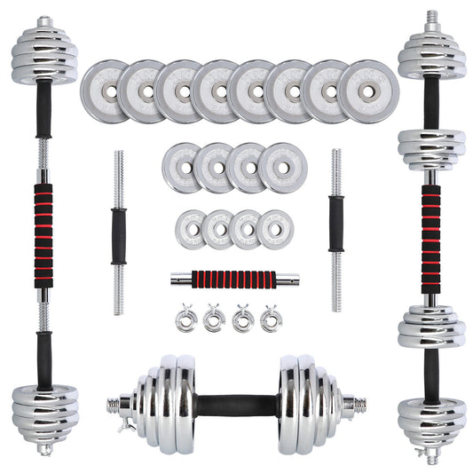 HMS Verstelbare Halter en Dumbbell Set met Opbergkoffer