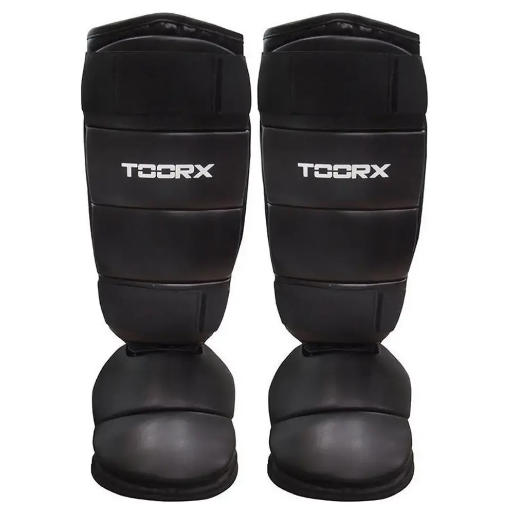 Toorx Fitness Scheenbeschermer PU - met voetbeschermer