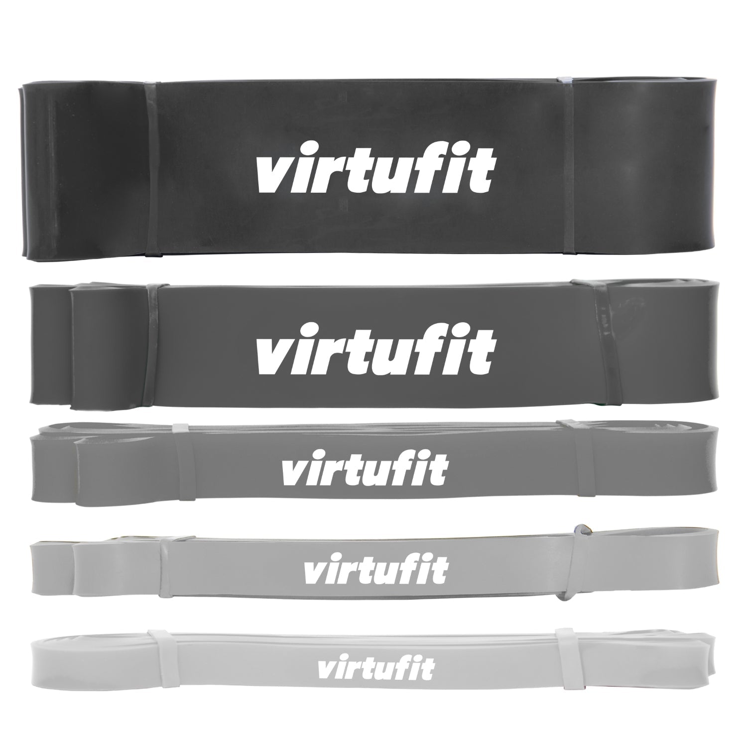 VirtuFit Pro Power Bands - Weerstandsbanden Set - 5 Stuks