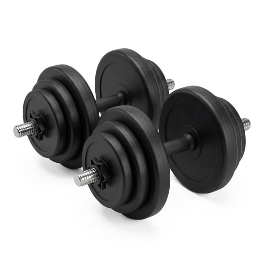 VirtuFit Verstelbare Dumbbell Set - Vinyl - 2 x 14 kg