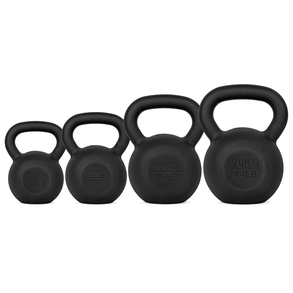 VirtuFit Kettlebell Set Gietijzer 10-12-16
