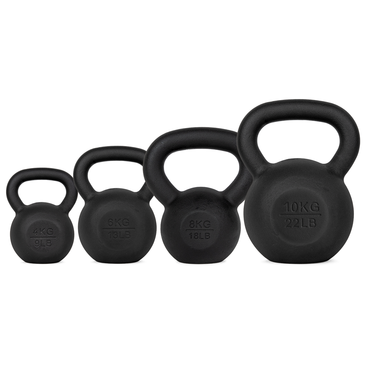 VirtuFit Kettlebell Set Gietijzer 4-6-8