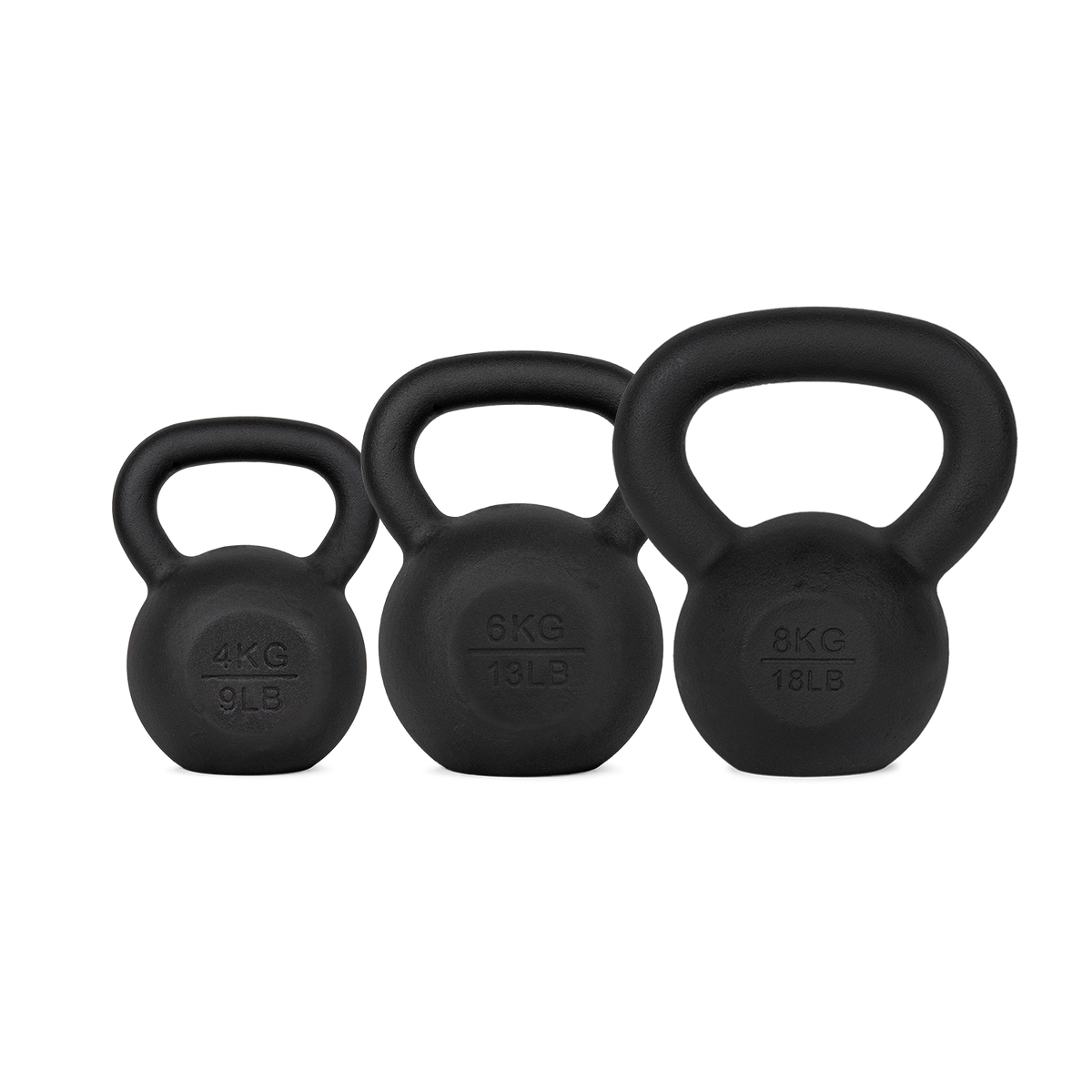 VirtuFit Kettlebell Set Gietijzer 4-6
