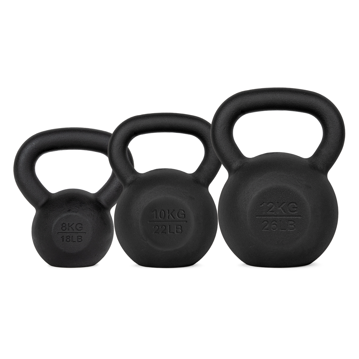 VirtuFit Kettlebell Set Gietijzer 8-10