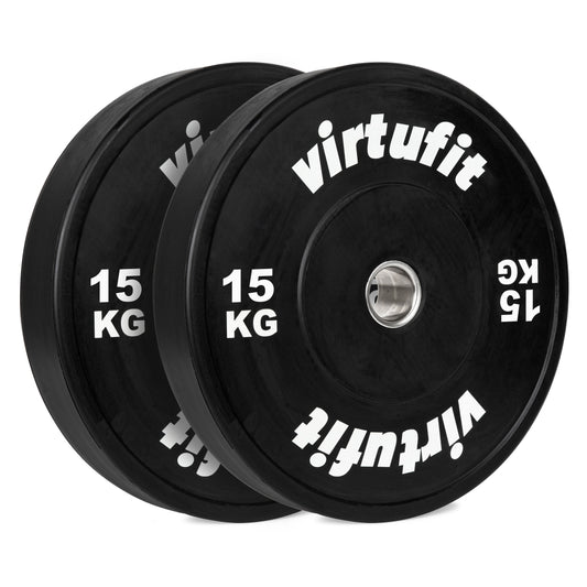 VirtuFit Bumper Plate - Olympische Halterschijf van Rubber - 50 mm - set 2