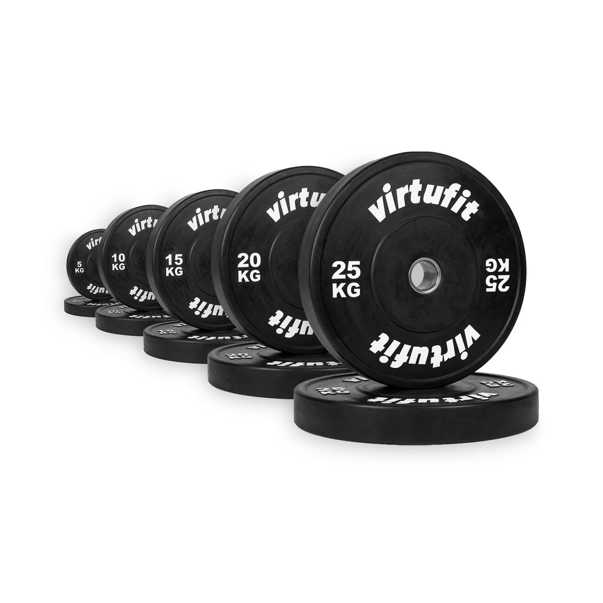 VirtuFit Bumper Plate Set - Olympische Halterschijven van Rubber