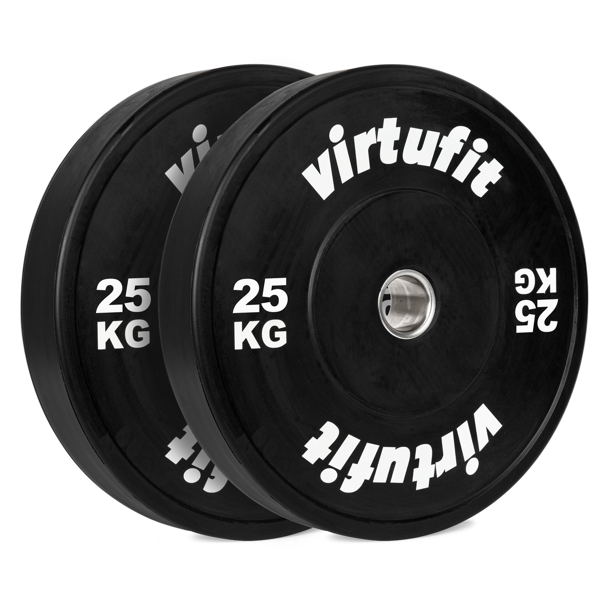 VirtuFit Bumper Plate - Olympische Halterschijf van Rubber - 50 mm - set 2