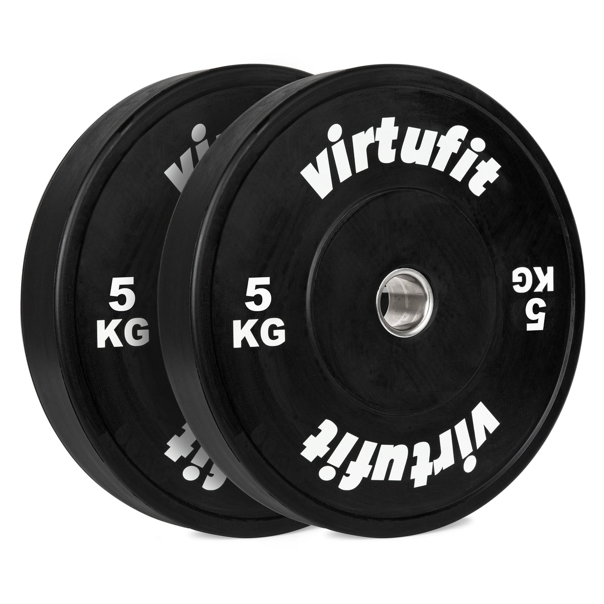 VirtuFit Bumper Plate - Olympische Halterschijf van Rubber - 50 mm - set 2