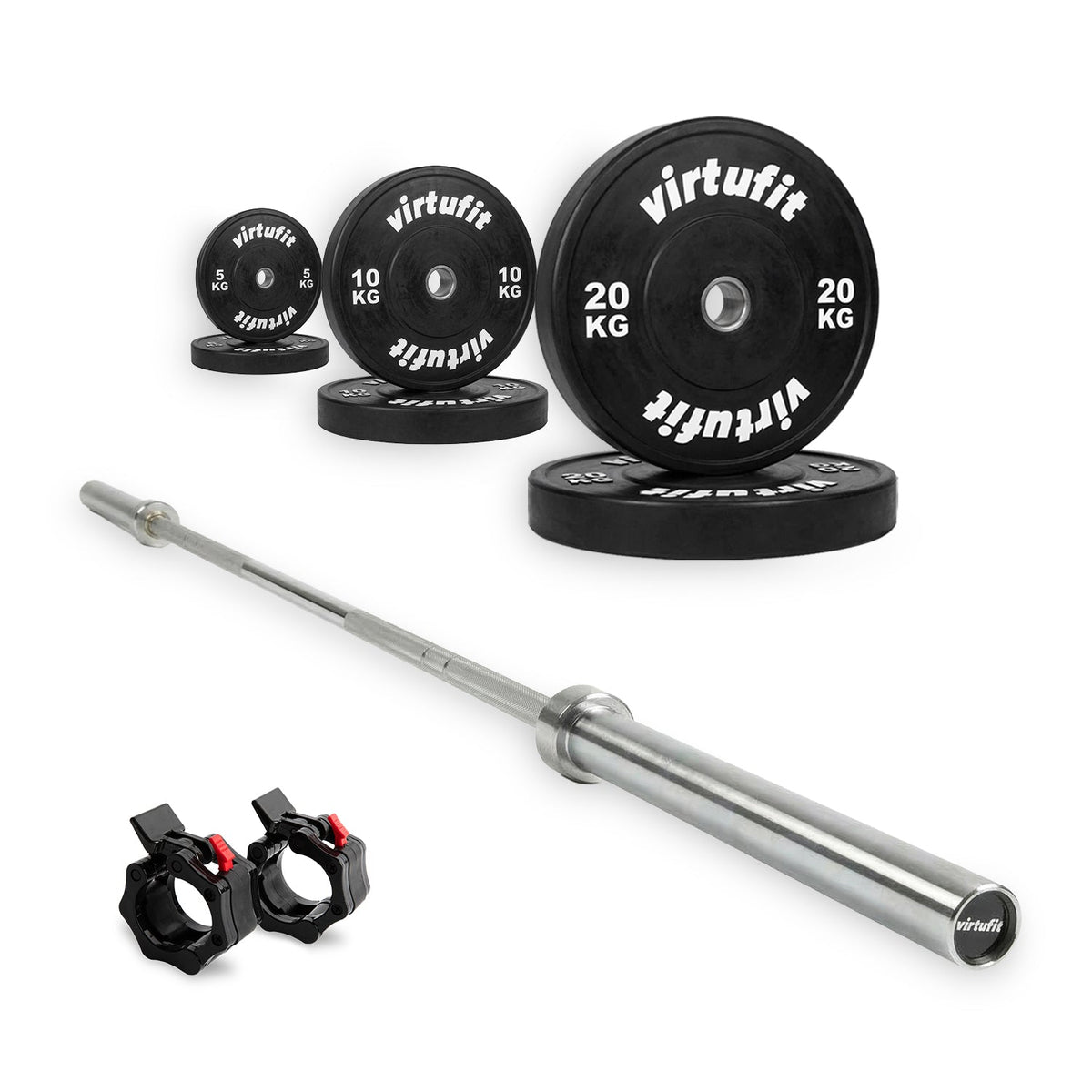 VirtuFit Olympische Bumper Plate Halterset