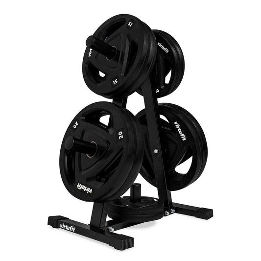 VirtuFit Halterschijf Opbergrek + Rubberen Halterschijf