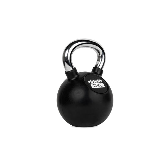 VirtuFit Kettlebell - Rubber/Chroom