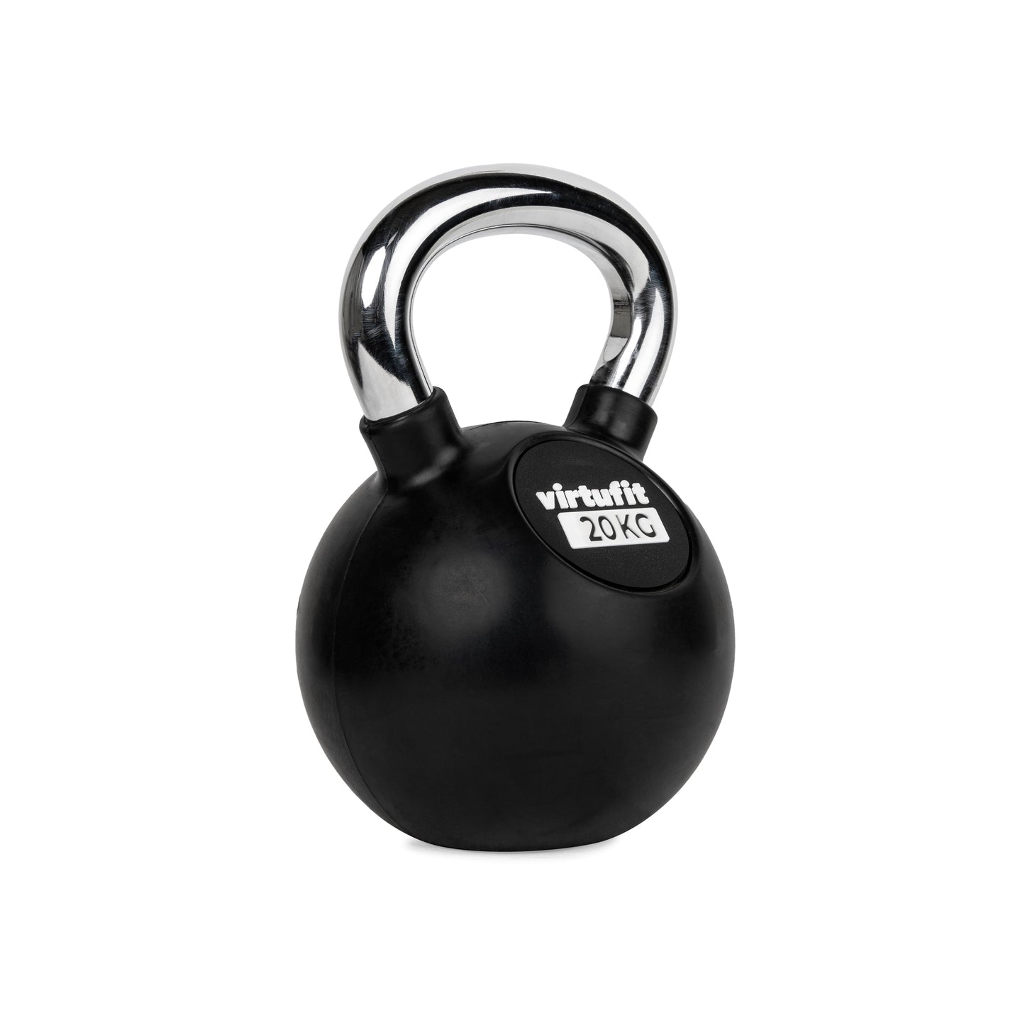 VirtuFit Kettlebell - Rubber/Chroom