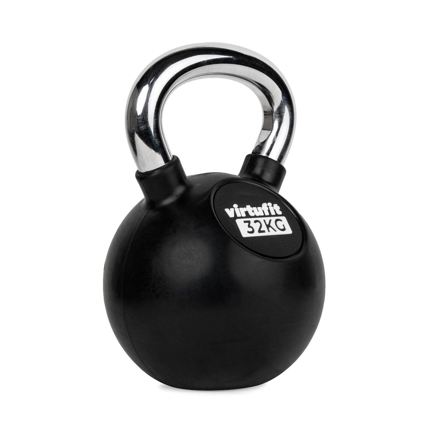 VirtuFit Kettlebell - Rubber/Chroom