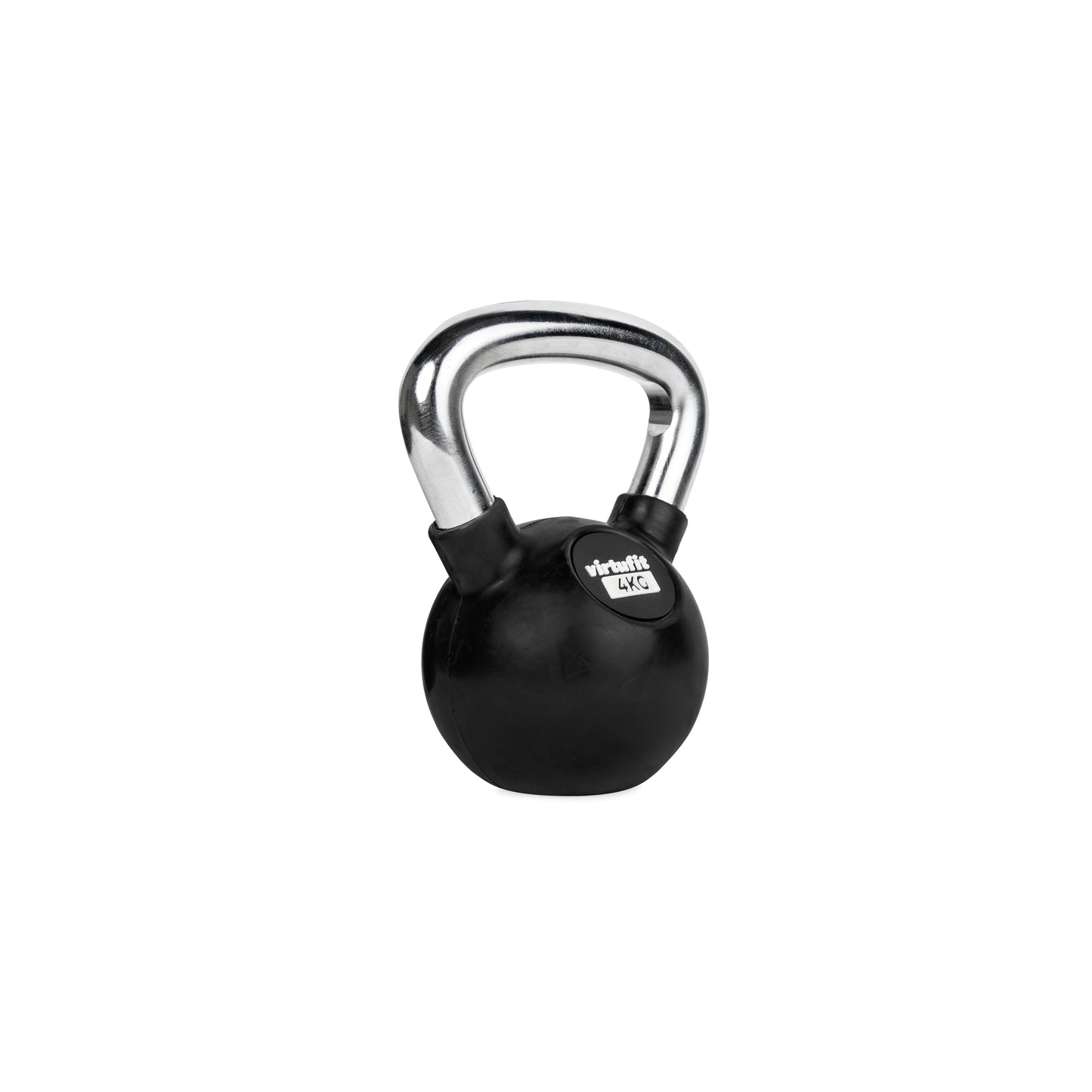 VirtuFit Kettlebell - Rubber/Chroom