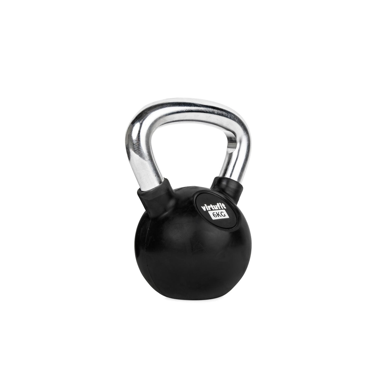 VirtuFit Kettlebell - Rubber/Chroom