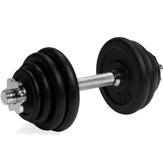 VirtuFit Verstelbare Dumbbellset Pro - Halterset - Gietijzer - 1 x 15 kg