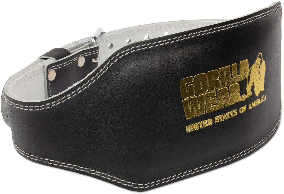 Gorilla Wear Halterriem - 6 Inch Leren Lifting Belt