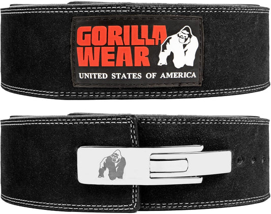 Gorilla Wear Halterriem - 4 Inch Leren Lever Lifting Belt
