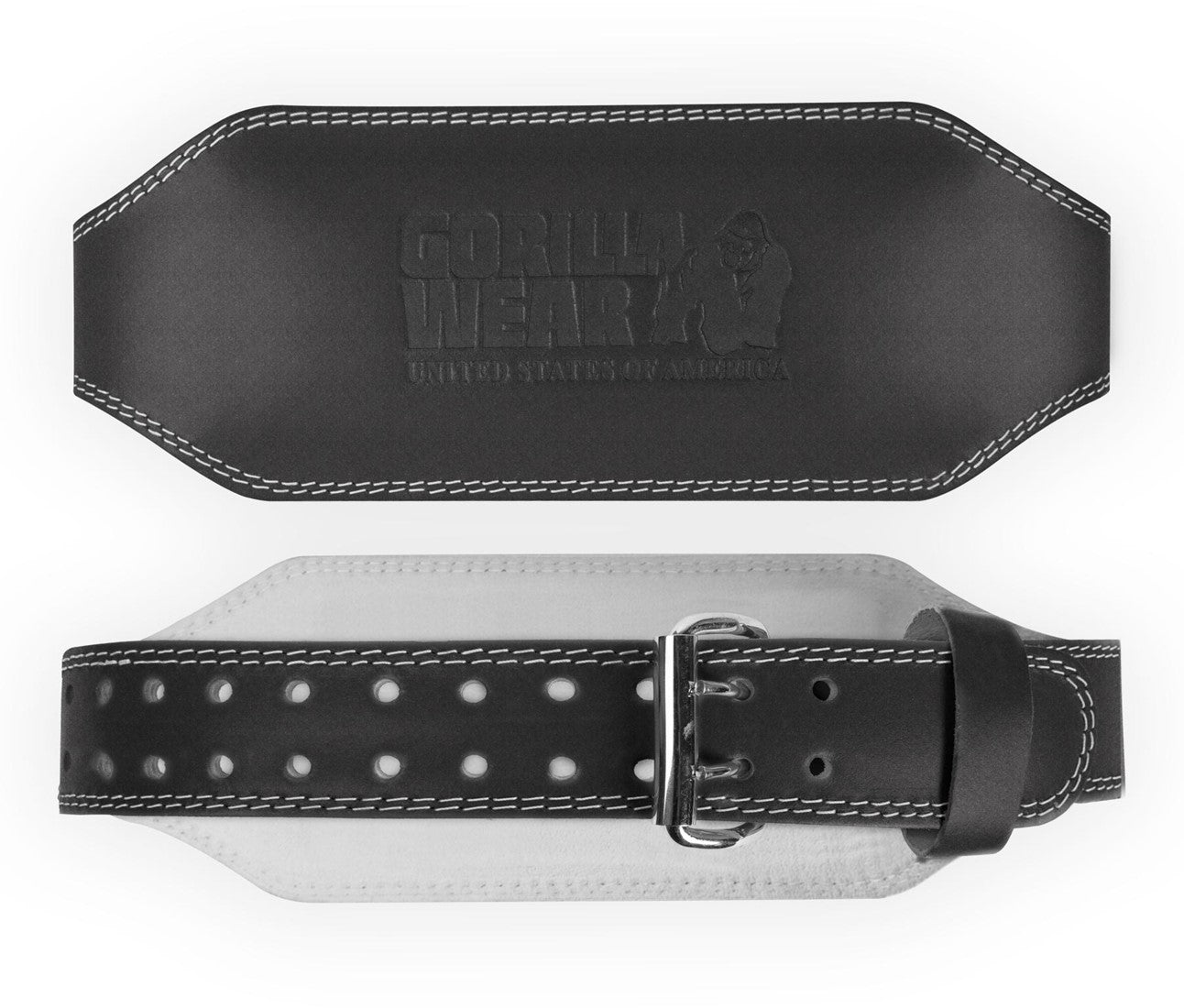 Gorilla Wear Halterriem - 6 Inch Padded Leren Lifting Belt