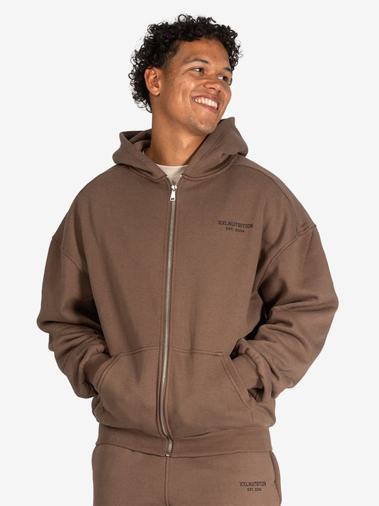 Athleisure Full Zip Hoodie - Bruin - Bruin / L