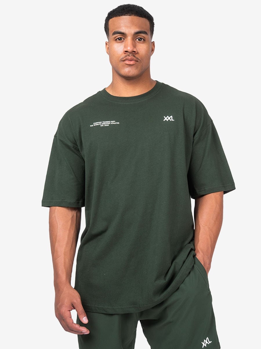 Everyday Training T-Shirt - Zwart - Groen