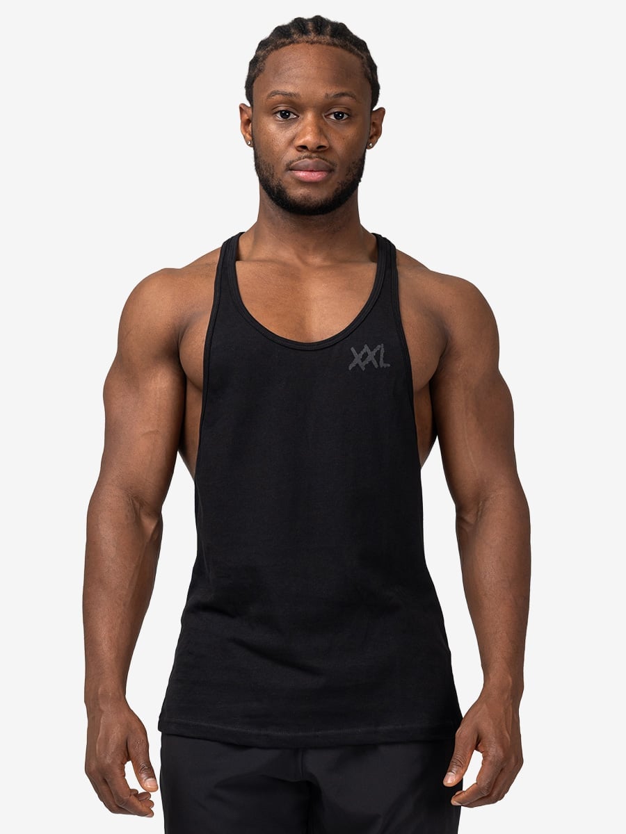 Oversized Stringer - Zwart - Zwart
