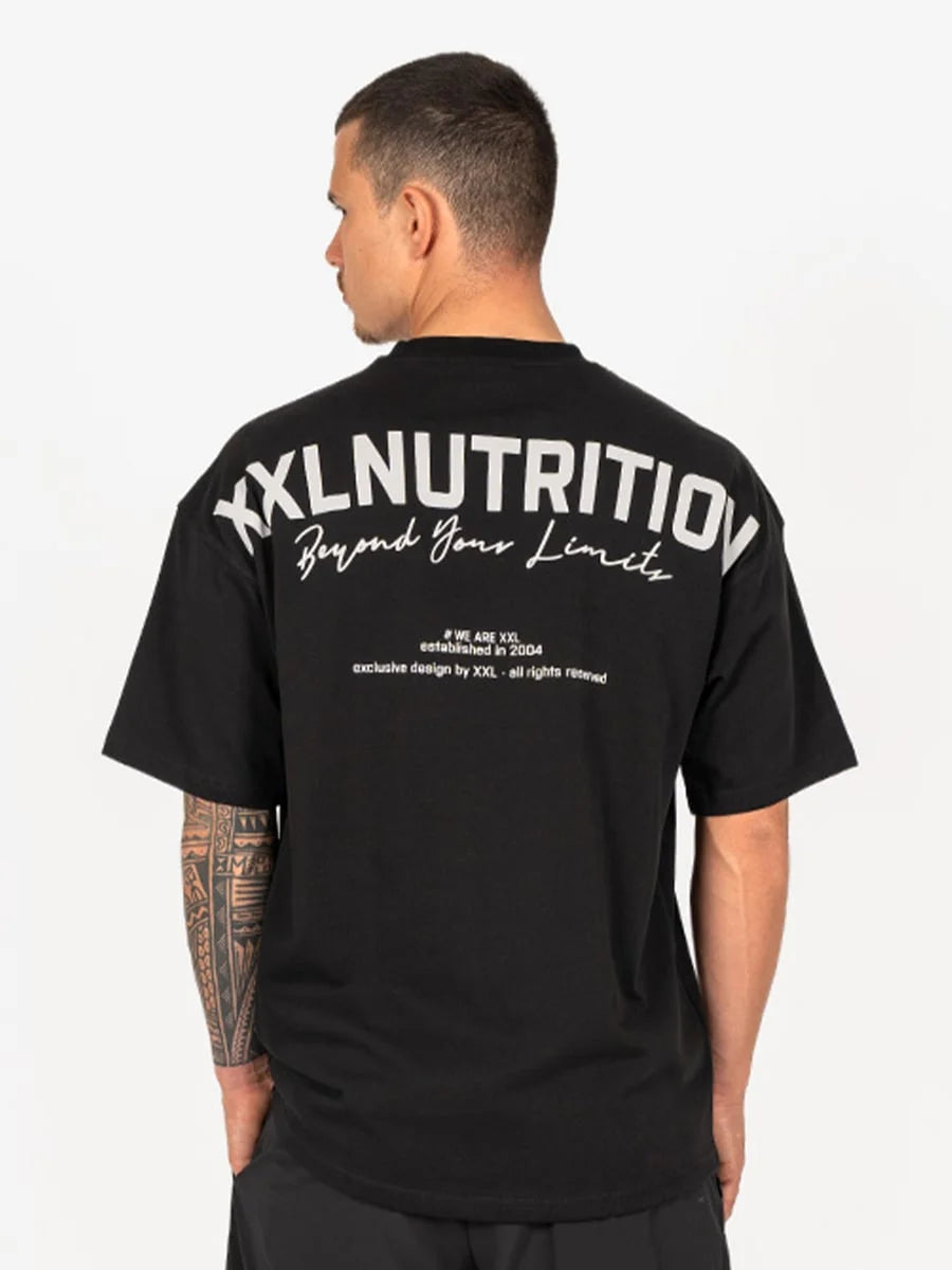 Premium Oversized Tee - Black - Zwart