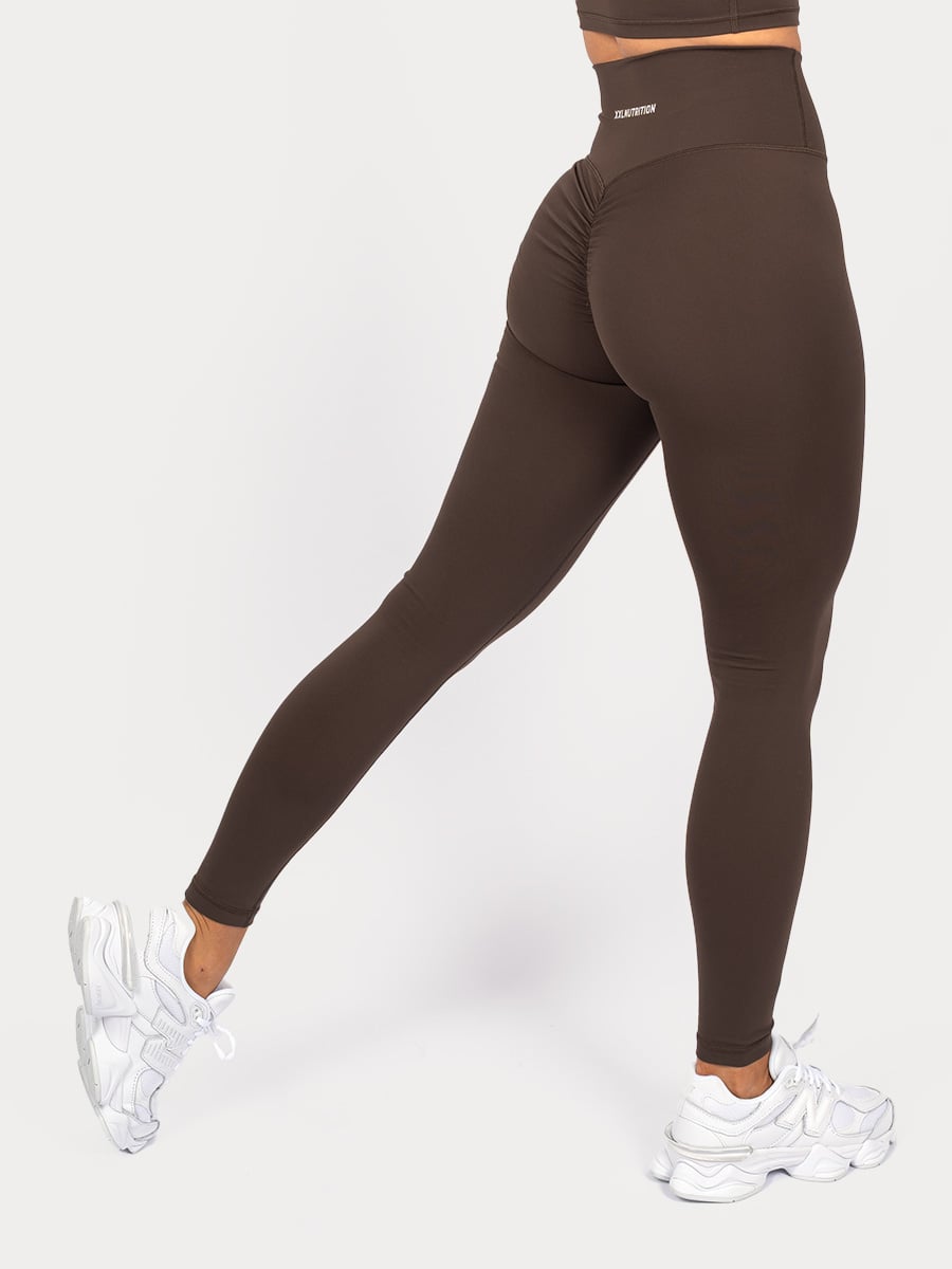Pulse Leggings - Brown Bruin - Bruin / L