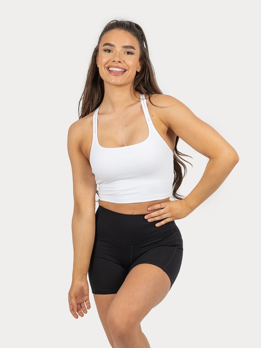 Pulse Top - Black - Wit / S