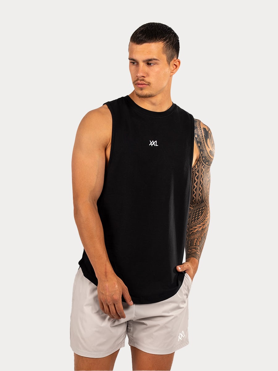 Qualifier Tank Top - Zwart - Zwart / XL