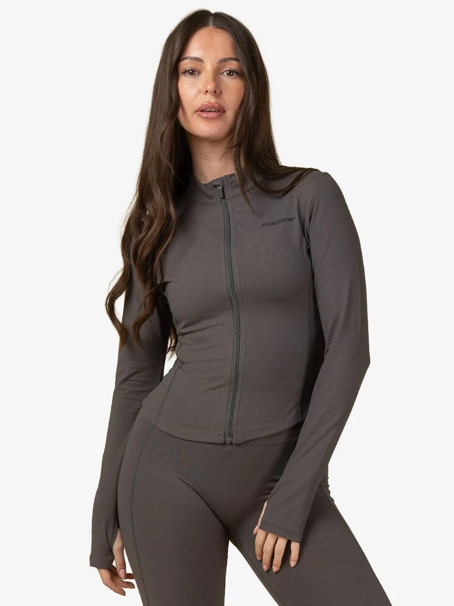 Soft Balance Jacket - Zwart - Donkergrijs