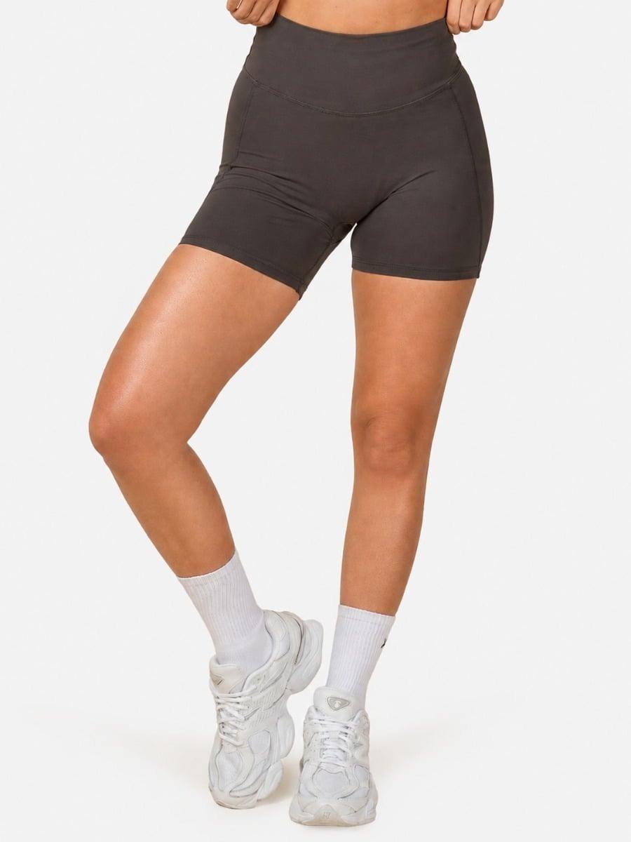 Soft Balance Shorts - Zwart - Donkergrijs