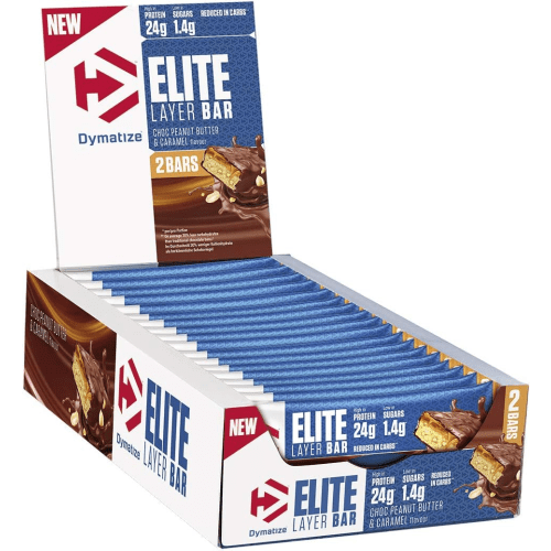 Elite Layer Bar - Choc Pindakaas & Karamel