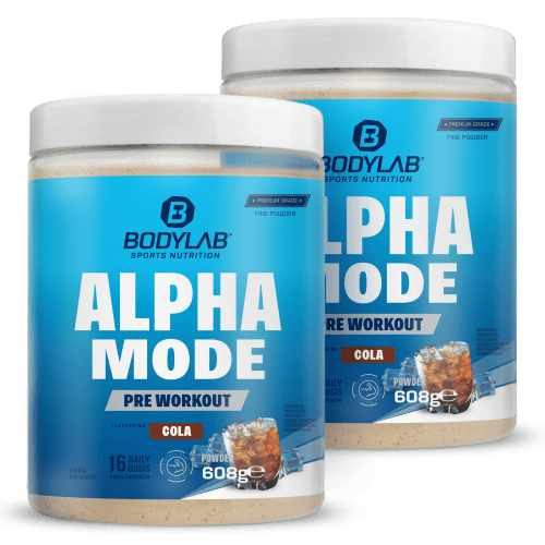 2 x Pre Workout Alpha Mode Cola (elk 608g) - Default Title