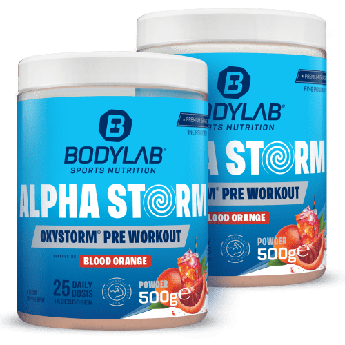 2 x Alpha Storm - OXYSTORM® Pre Workout Blood Orange (elk 500g)