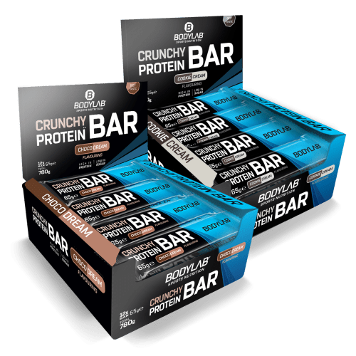 2 x Crunchy Protein Bar Deluxe (elk 12x65g) - Default Title