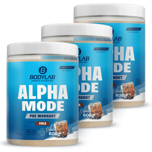 3 x Pre Workout Alpha Mode Cola (elk 608g) - Default Title
