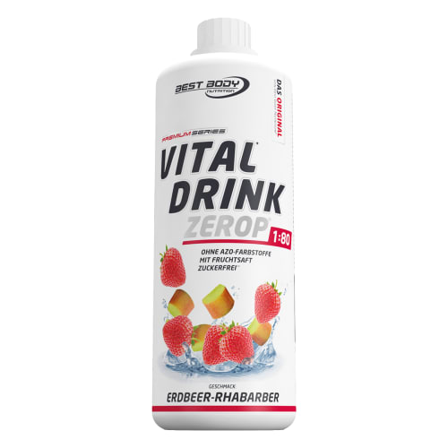 Vital Drink Concentrate - Aardbei Rabarber