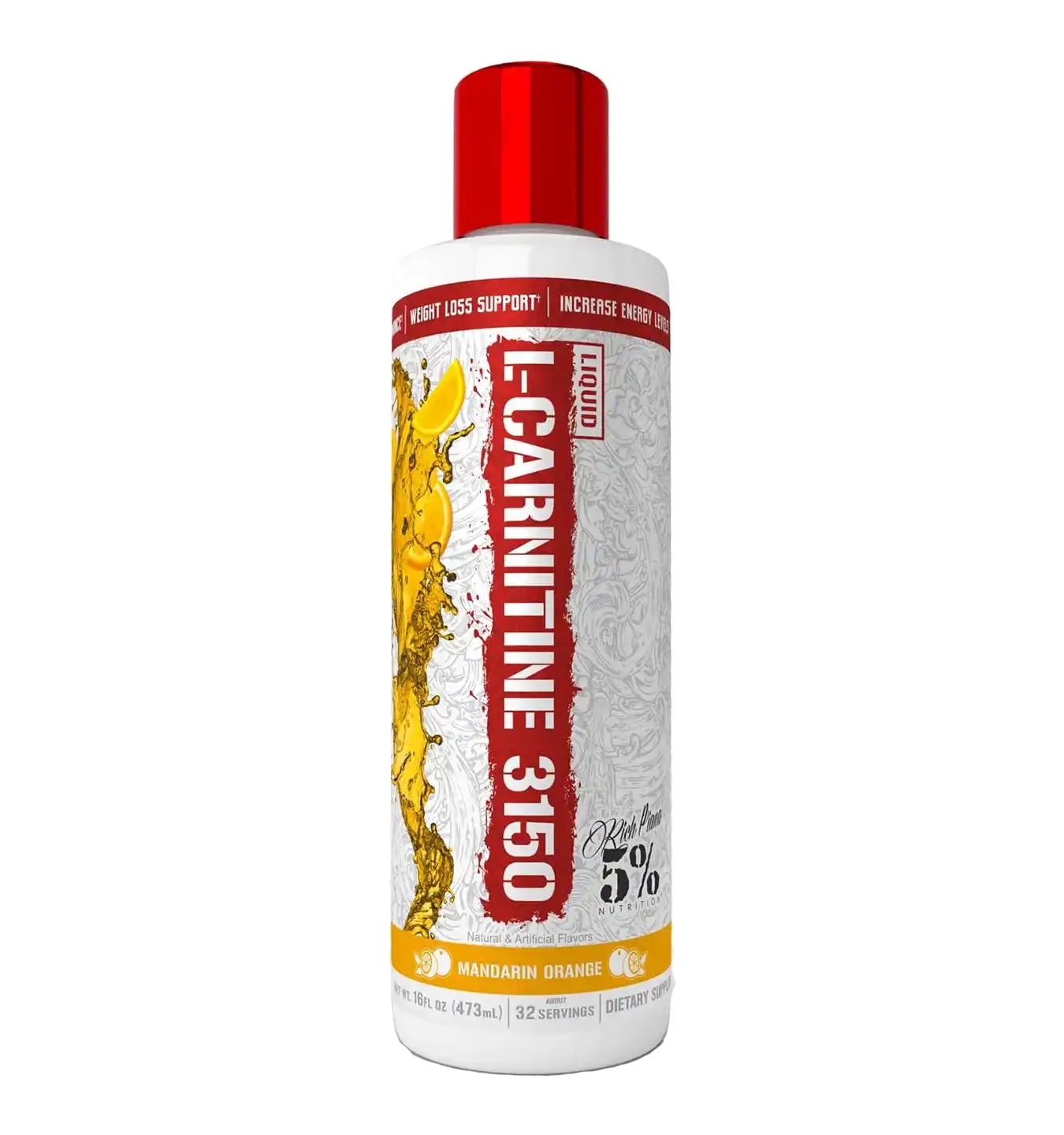 Liquid L-Carnitine 3150 - 473 ml / Outrageous Orange