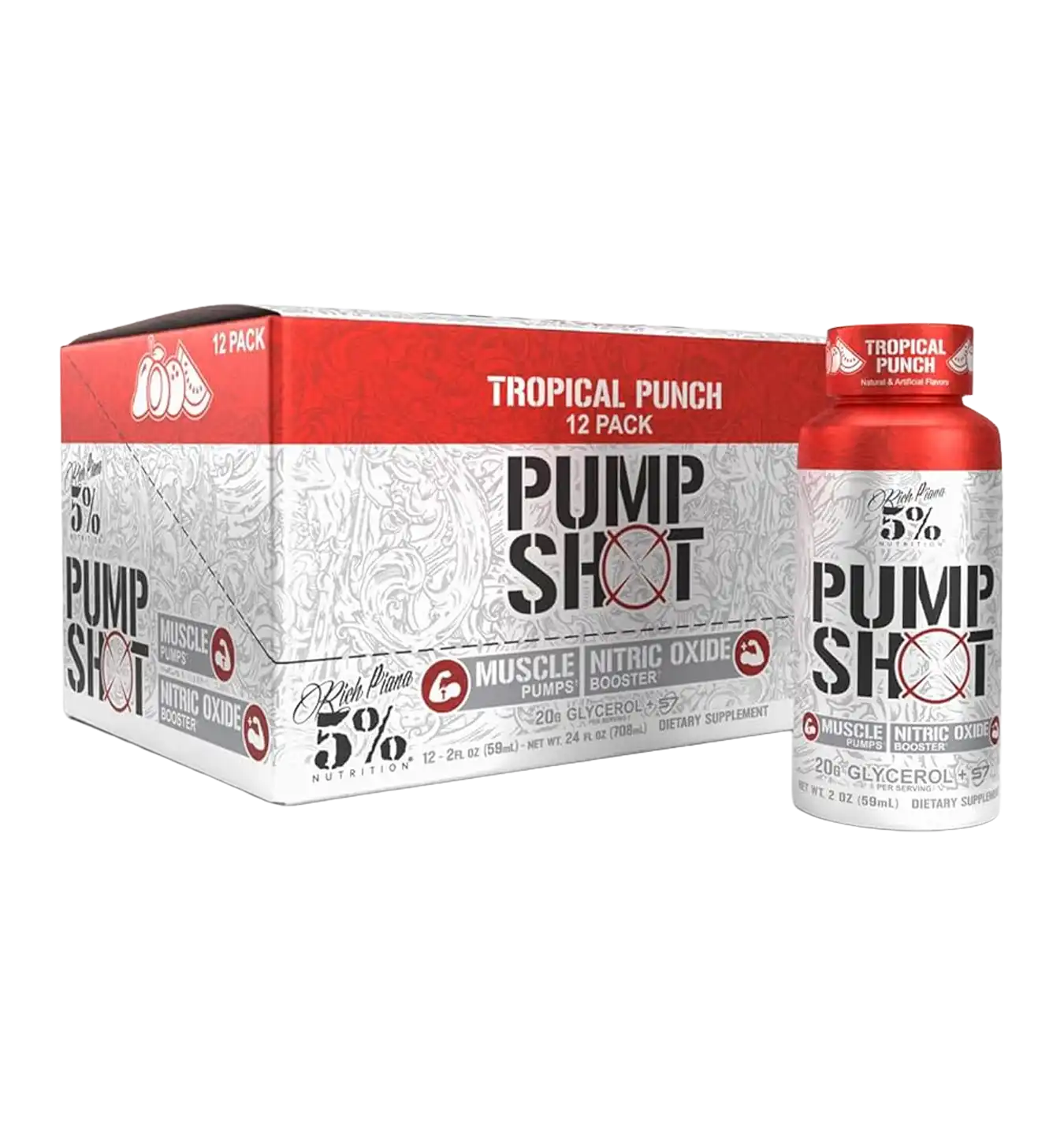 Pump Shot - 12x 59 ml - Tropical Punch