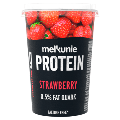 Melkunie Protein Kwark Aardbei Lactosevrij