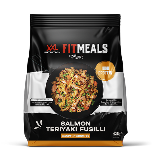 Fit Meals Salmon Teriyaki Fusilli