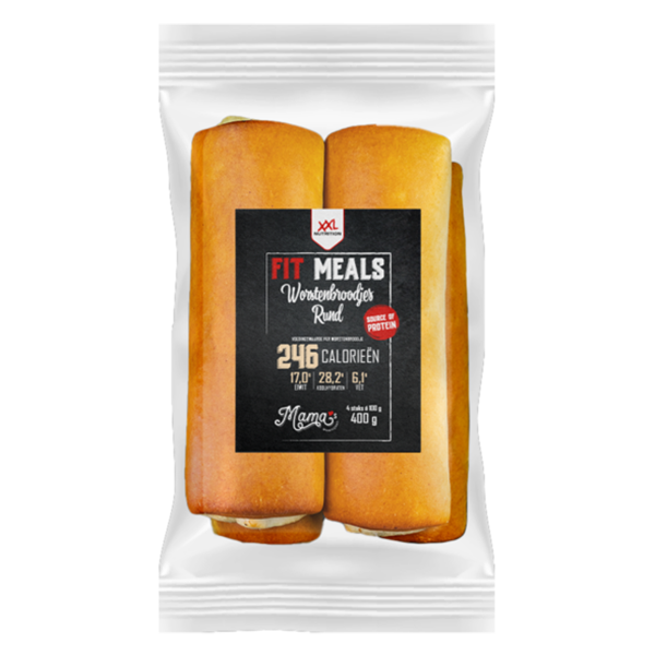 Fit Meals Worstenbroodjes Rund